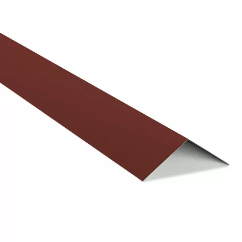 Gerincelem trapézlemezhez, Fényes RAL 3009 (bordó), Hossz: 2000 mm