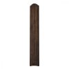 Íves kerítéselem - Sötét dió (kétoldalas) - 1250mm