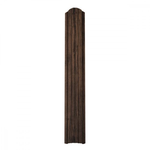 Íves kerítéselem - Sötét dió (kétoldalas) - 1250mm
