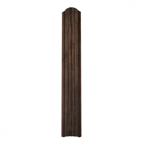 Íves kerítéselem - Sötét dió (kétoldalas) - 1250mm