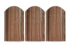 Íves kerítéselem - Sötét dió (kétoldalas) - 1700mm