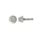 Rögzítő csavar fémhez, RAL9002 (törtfehér) - 4,8*19mm
