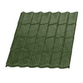   Hullám cserepeslemez, RAL 6011 fényes (világos zöld) 0,45mm vastag