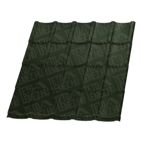   Hódfarkú cserepeslemez, RAL 6020 fényes (katonai zöld) 0,5mm vastag