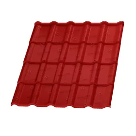   Honorata cserepeslemez, RAL 3000 fényes (tűzpiros) 0,5mm vastag