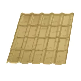   Honorata cserepeslemez, RAL 1002 fényes (gabona sárga) 0,5mm vastag