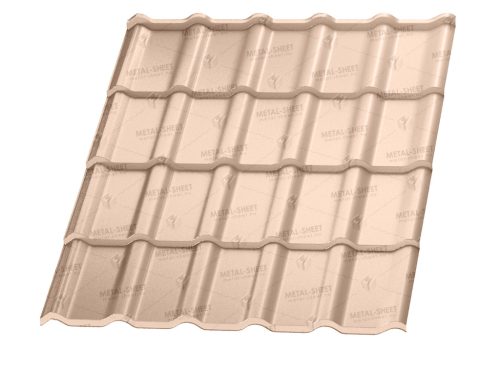 Honorata cserepeslemez, RAL 1015 fényes (bézs) 0,5mm vastag