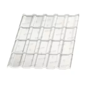   Honorata cserepeslemez, RAL 9010 fényes (hófehér) 0,5mm vastag