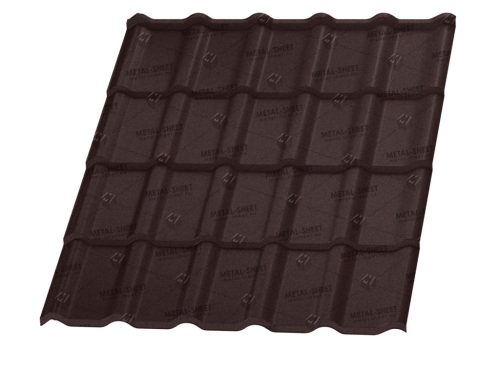 Honorata cserepeslemez, RAL 8017 matt (csokibarna) 0,45mm vastag