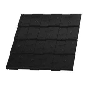 Hexa cserepeslemez, RAL 9005 matt (fekete) 0,45mm vastag