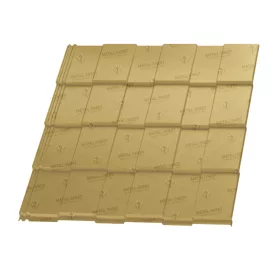   Hexa cserepeslemez, RAL 1002 fényes (gabona sárga) 0,5mm vastag