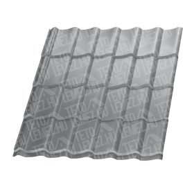   Hullám cserepeslemez, RAL 9006 fényes (ezüst metál) - vtg.: 0,5mm