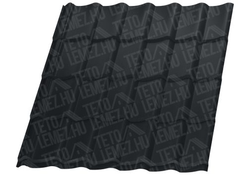 Hullám cserepeslemez, RAL 7016 fényes (antracit szürke) 0,45mm vastag