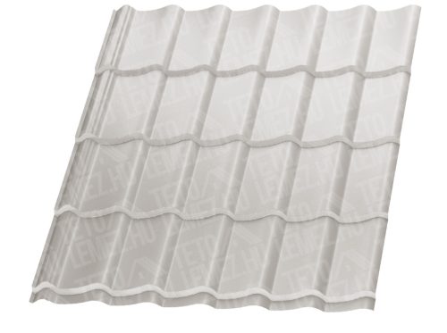 Hullám cserepeslemez, RAL 7035 fényes (világos szürke) 0,5mm vastag