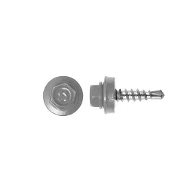   Rögzítő csavar fémhez, RAL9006 (ezüst metál) - 4,8*19mm
