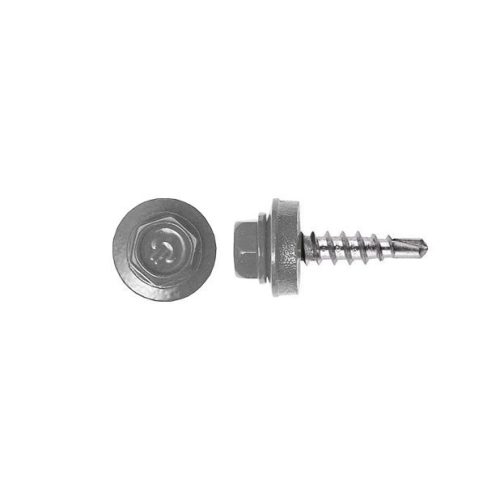 Fűző csavar, RAL9006 (alumínium szürke) - 4,8*20mm - 50db