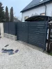 Szögletes kerítéselem - RAL 7016 matt (antracit szürke)