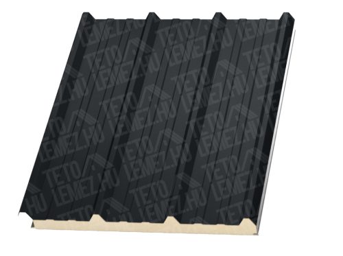 4 cm Tető szendvicspanel,  RAL 7016 (antracit szürke) 0,4/0,35mm