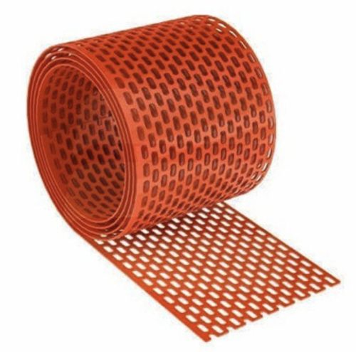 Műanyag rovarháló 5m x 10 cm - téglavörös