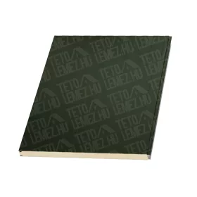   10 cm Fal szendvicspanel, látszó rögzítéssel, RAL 6020 (katonai zöld)