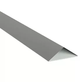   Gerincelem trapézlemezhez, Fényes RAL 9007 (grafit metál), Hossz: 2000 mm