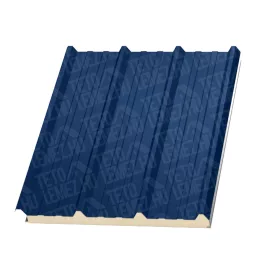 10 cm Tető szendvicspanel,  RAL 5010 (kék)