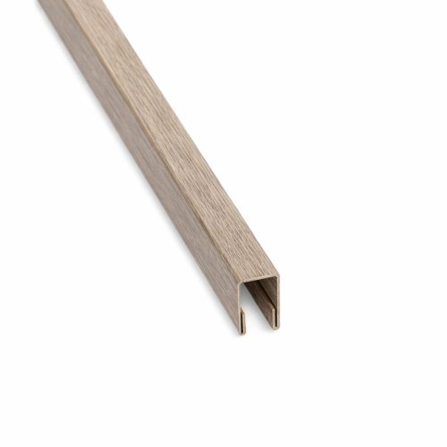 T20 trapézlemezt lezáró U profil, Sonoma tölgy, Hossz: 2000mm