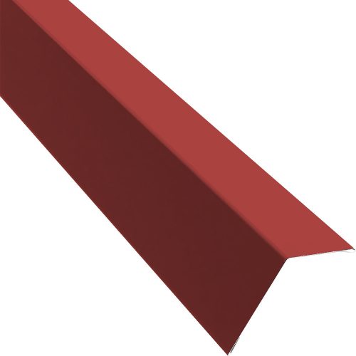 Féltető lezáró szegély RAL 3000 fényes (tűzpiros), Hossz: 2000 mm