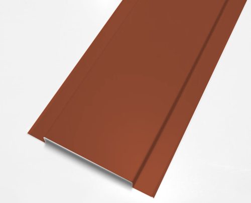 Szendvicspanel csatlakozás takaró elem RAL 8004 fényes (téglavörös), Hossz: 2000 mm