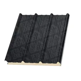   15 cm Tető szendvicspanel, kőzetgyapot töltéssel, RAL 7016 (antracit szürke)