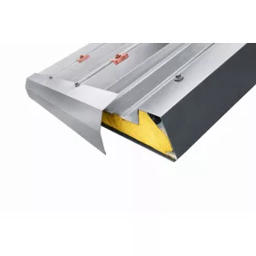 Tetőpanel véglezáró lemez, Hossz: 2000 mm