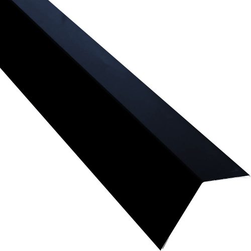 Féltető lezáró szegély RAL 9005 matt (fekete), Hossz: 2000 mm