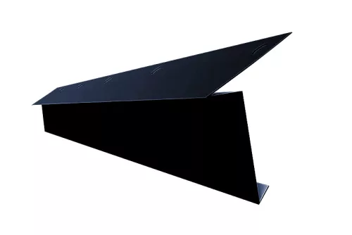 Indító ereszszegély RAL 9005 fényes (fekete), Hossz: 2000 mm