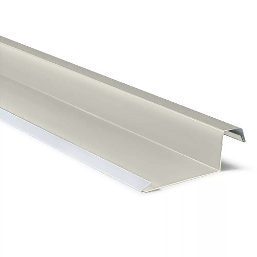 Oromszegély II. - RAL 9002 fényes (tört fehér) - Hossz: 2000 mm