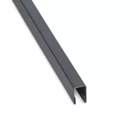 T8 trapézlemezt lezáró U profil, Hossz: 2000mm