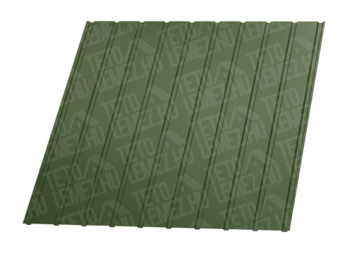 T8 trapézlemez, RAL 6011 fényes (világos zöld) - vtg.: 0,45mm