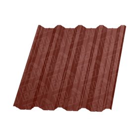 T50 trapézlemez, RAL3009 matt (bordó) - vtg.: 0,45mm