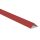 Sarok szegély T8 kerítéselemhez RAL 3000 fényes (tűzpiros), Hossz: 2000 mm