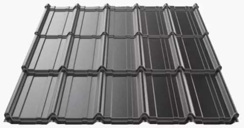 FINN RETRO cserepeslemez, TK 33 matt (fekete) 0,5mm vastag