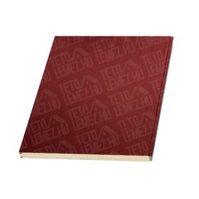   6 cm Fal szendvicspanel, látszó rögzítéssel, RAL 3011 (meggypiros)