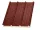 10 cm Tető szendvicspanel, kőzetgyapot töltéssel, RAL 3009 (bordó)