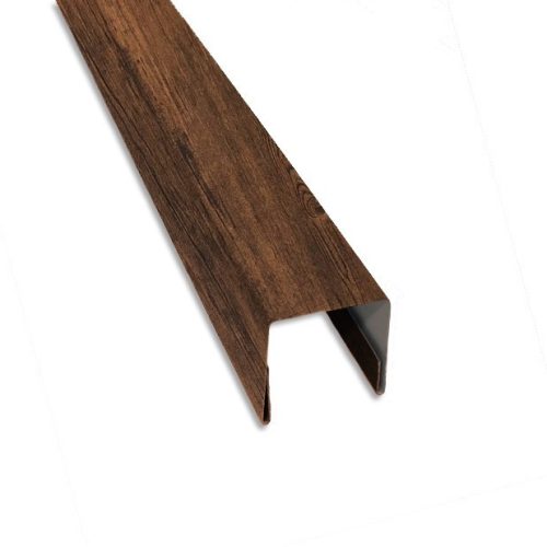 Omega/Simetra U profil, Sötét dió, Hossz: 2000mm