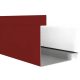 Szendvicspanel saroktakaró elem RAL 3011 fényes (meggypiros), Hossz: 2000 mm