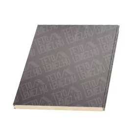   15 cm Fal szendvicspanel, látszó rögzítéssel, RAL 9007 (grafit metál)