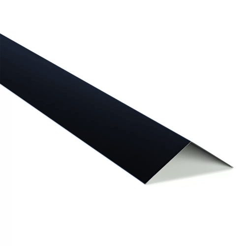 Gerincelem trapézlemezhez 20 cm x 20 cm RAL 9005 matt (fekete), Hossz: 2000 mm