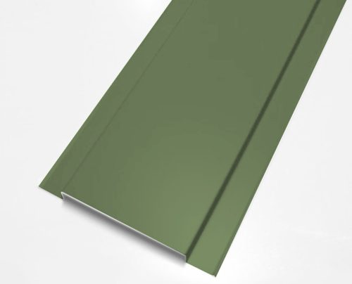 Szendvicspanel csatlakozás takaró elem RAL 6011 fényes (világos zöld), Hossz: 2000 mm