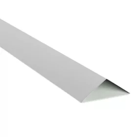   Gerincelem trapézlemezhez, Fényes RAL 7035 (világos szürke), Hossz: 2000 mm