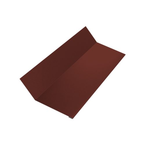 Törésvonal szegély RAL 3009 matt (bordó), Hossz: 2000 mm