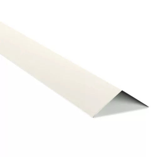 Gerincelem trapézlemezhez, Fényes RAL 9010 (hófehér), Hossz: 2000mm