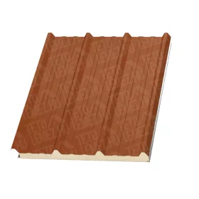 15 cm Tető szendvicspanel,  RAL 8004 (téglavörös)